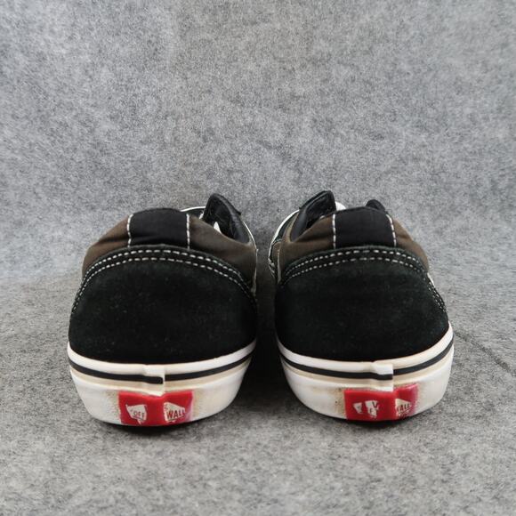 Vans Shoes Womens 8 Sneakers Old Skool Skate Casual Low Canvas Suede Black - Picture 5 of 13